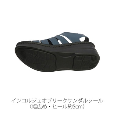日本製　本革　サンダル　エアスリットレザーサンダル　幅広　３E　外反母趾　厚底　美脚　脚長効果　履きやすい　歩きやすい　痛くない　通気性　蒸れにくい　スリット　上品　おしゃれ_5