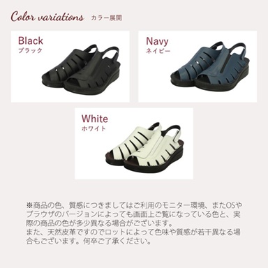 日本製　本革　サンダル　エアスリットレザーサンダル　幅広　３E　外反母趾　厚底　美脚　脚長効果　履きやすい　歩きやすい　痛くない　通気性　蒸れにくい　スリット　上品　おしゃれ_8