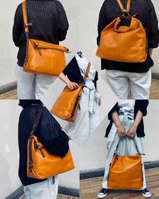 日本製　本革　レザーバッグ　5wayレザーバッグ　リュック　ショルダー　ワンショルダー　かぶせショルダー　かぶせワンショルダー　ソフトレザー　収納力　おしゃれ　レディースバッグ　カジュアル　大人カジュアル　高級感　上品　シンプル