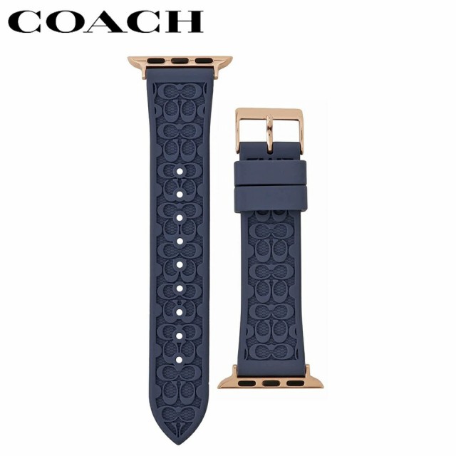 COACH コーチ Apple Watch用ベルト Purple Texture Rubber 38mm 40mm