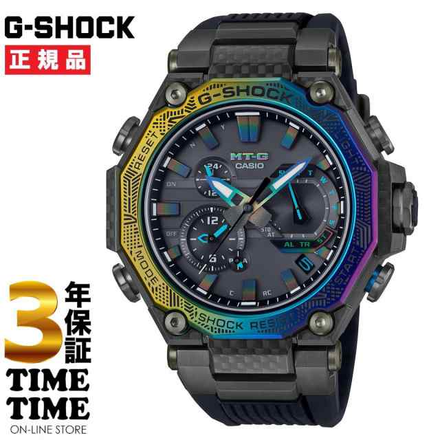 CASIO カシオ G-SHOCK Gショック MT-G ソーラー電波 レインボー ブラック MTG-B2000YR-1AJR 【安心の3年保証】の通販は