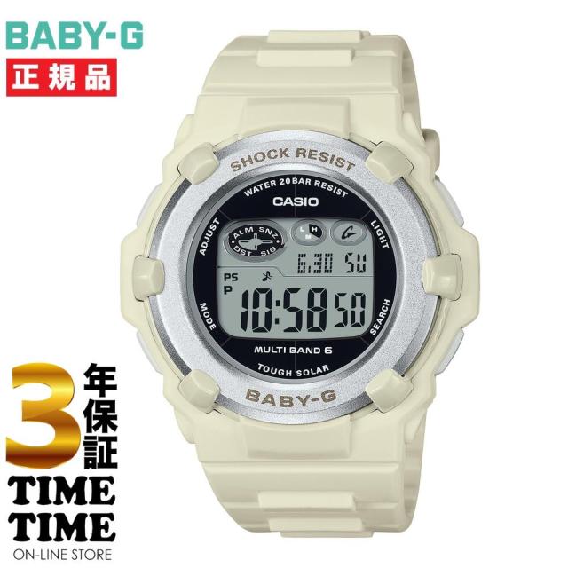CASIO カシオ BABY-G ベビーG ソーラー電波 ホワイト BGR-3003NC-7JF 【安心の3年保証】の通販は