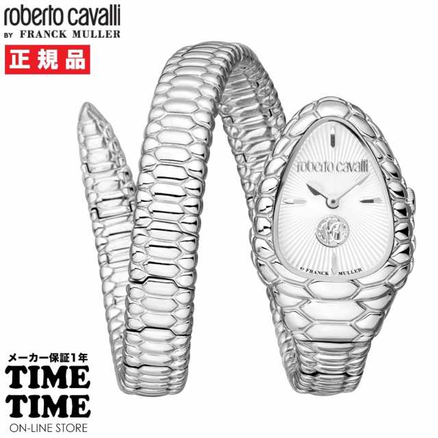 roberto cavalli BY FRANCK MULLER ロベルト・カヴァリ バイ フランク・ミュラー レディース シルバー RV1L187M0011 【安心のメーカー1年の通販は 176,660円