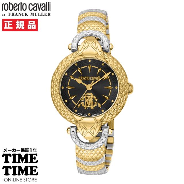 roberto cavalli BY FRANCK MULLER ロベルト・カヴァリ バイ フランク・ミュラー レディース ブラック RV1L165M0091 【安心のメーカー1年保証】の通販は