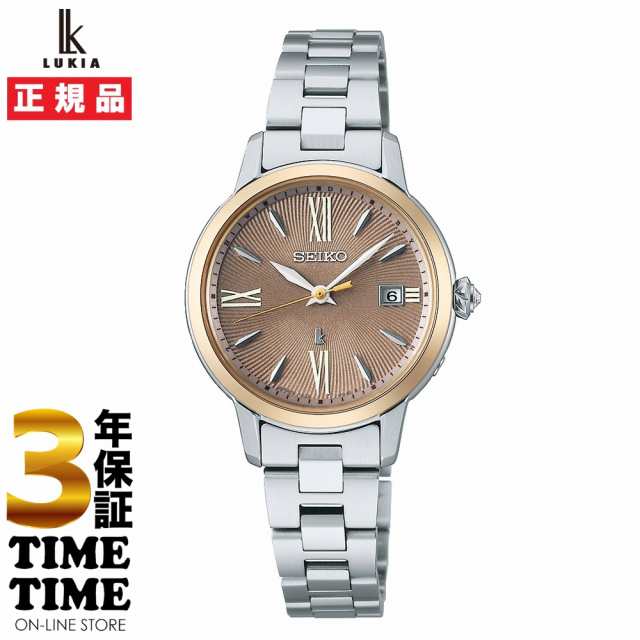 SEIKO セイコー LUKIA ルキア Grow グロウ ソーラー電波 リリーブラウン SSVW208 【安心の3年保証】の通販は 54,560円