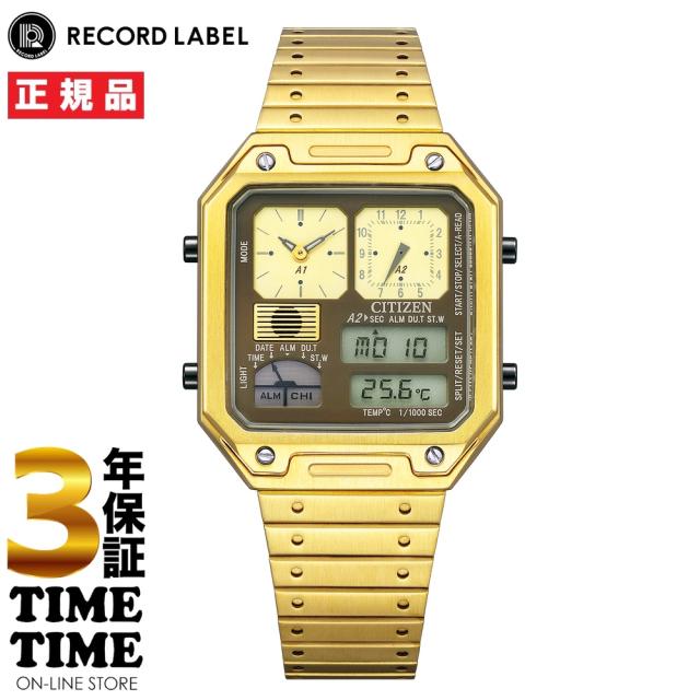 ＜リングノート付き＞CITIZEN COLLECTION シチズンコレクション レコードレーベル サーモセンサー JG2122-60W 数量限定500本 【安心の3年の通販は