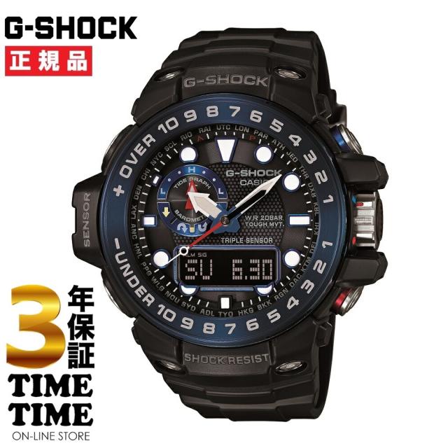 CASIO カシオ G-SHOCK Gショック GULFMASTER ガルフマスター ソーラー電波 ブラック GWN-1000B-1BJF 【安心の3年保証】の通販は