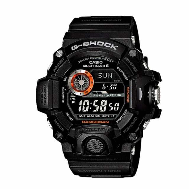 CASIO カシオ G-SHOCK Gショック RANGEMAN レンジマン ソーラー電波 ブラック GW-9400BJ-1JF 【安心の3年保証】