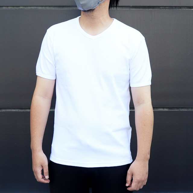 AVIREX デイリー リブ Vネック Tシャツ アビレックス メンズ DAILY S/S