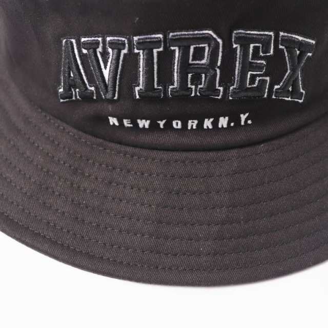 AVIREX アビレックス AX COLLEDG EMB BUCKET HAT メンス レディース