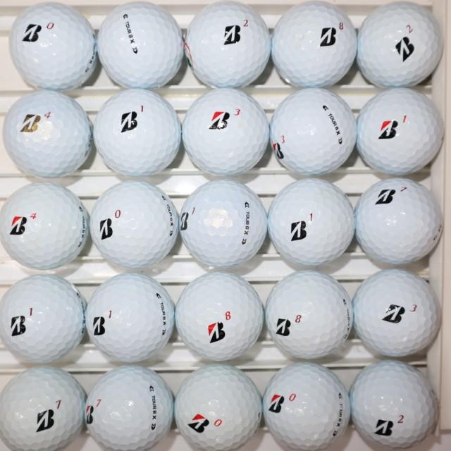 Aランク厳選 ブリヂストン TOURB X '24 25球 高品質・スピン性能 ロストボール 送料無料_3