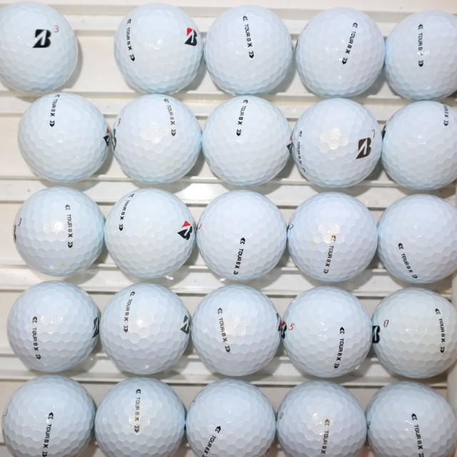 Aランク厳選 ブリヂストン TOURB X '24 25球 高品質・スピン性能 ロストボール 送料無料_2