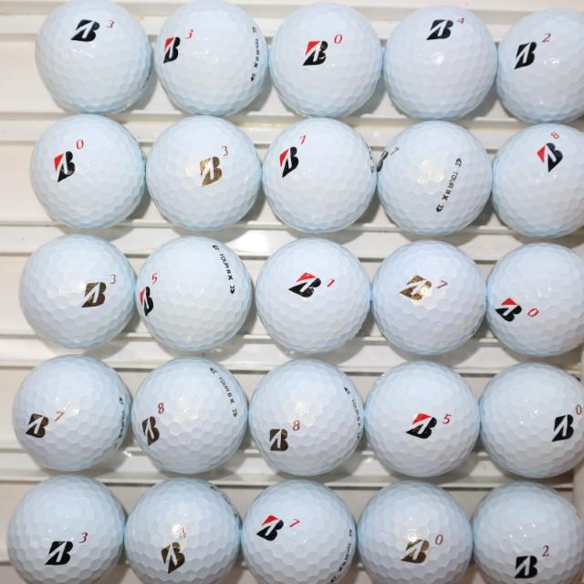 Aランク厳選 ブリヂストン TOURB X '24 25球 高品質・スピン性能 ロストボール 送料無料_3