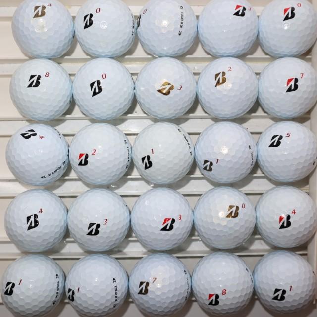 Aランク厳選 ブリヂストン TOURB X '24 25球 高品質・スピン性能 ロストボール 送料無料_3