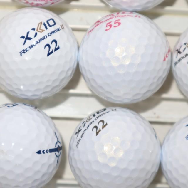 Aランク厳選 ダンロップ ゼクシオ リバウンドドライブ 36球 傷ほぼなし・高品質 ロストボール 送料無料 36個 良品 ホワイト_7