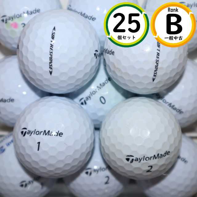 25個 テーラーメイド ソフトレスポンス Bランク 中古 TAYLORMADE