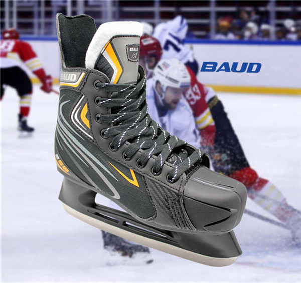アイスホッケー靴 スケート 靴 フィギュア シューズ エッジカバー付き  