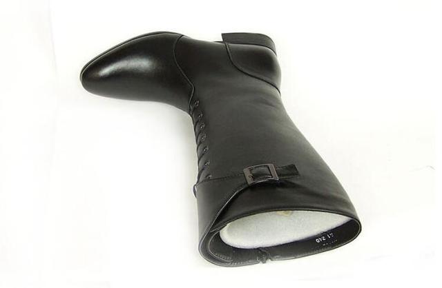 乗馬用品 本革 乗馬ブーツ 合成皮革 ブーツ 長靴 ロングブーツブラック