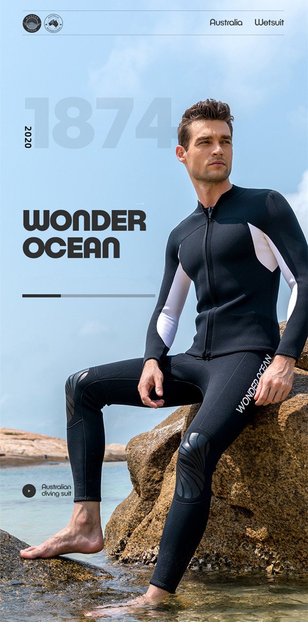 ウェットスーツ メンズ 2mm サーフィン フルスーツ フロントジップ