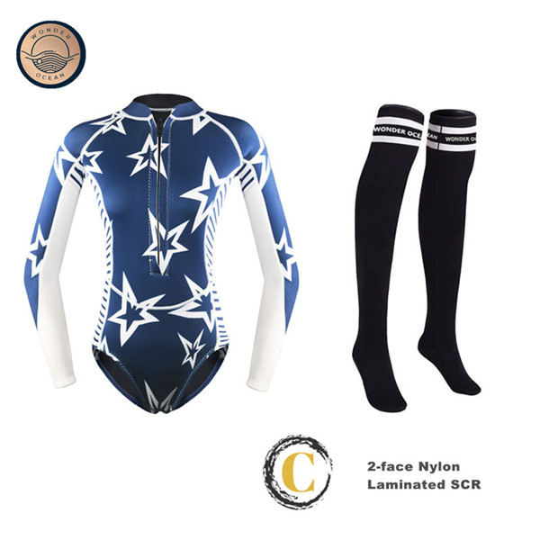 ウェットスーツ レディース 2mm サーフィン ビキニ 水着 フルスーツ