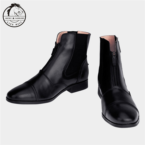 乗馬用品 本革 乗馬ブーツ 牛革 ブーツ 長靴 ロングブーツ ブラック