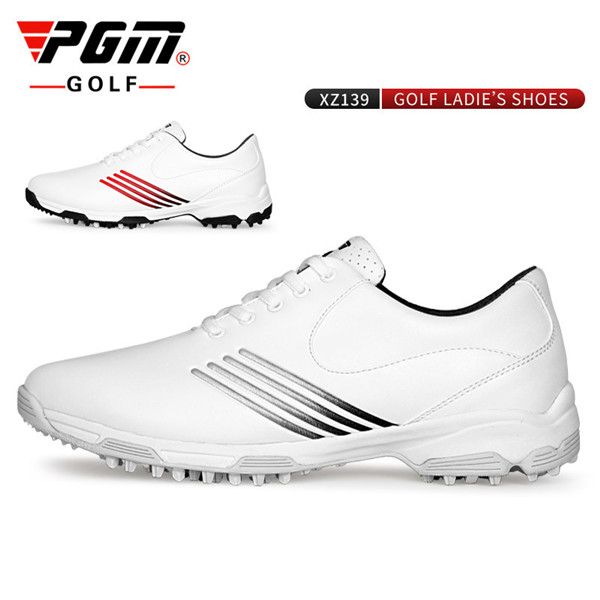 ゴルフ ゴルフシューズ ソフトスパイク レディース スパイクシューズスニーカー 靴 防水 人工皮革