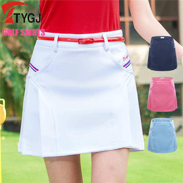 ゴルフウェア レディース ゴルフ スカート インナーパンツ付スカート ミニスカート 丈短め ショート丈  ペチパンツ付属 かわいい おしゃれ 新作の通販は