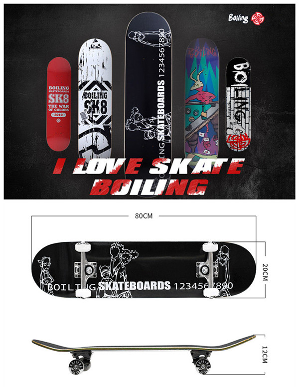 スケボー スケートボード コンプリート 完成品 デッキ ブランクデッキ セット メンズ レディース キッズ スケボー用品 プレゼント ギフト_8