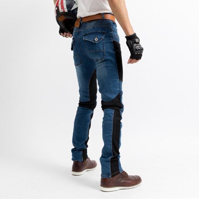 ライダースパンツ バイクパンツ 春 夏 秋 シーズン バイク用品 バイク ウェア デニムジーンズ_7