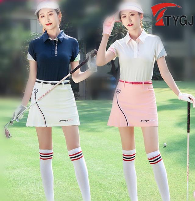 ゴルフ 半袖ポロシャツ ゴルフウェア シャツ レディース ポロシャツ 春夏新作モデルの通販は 5,005円