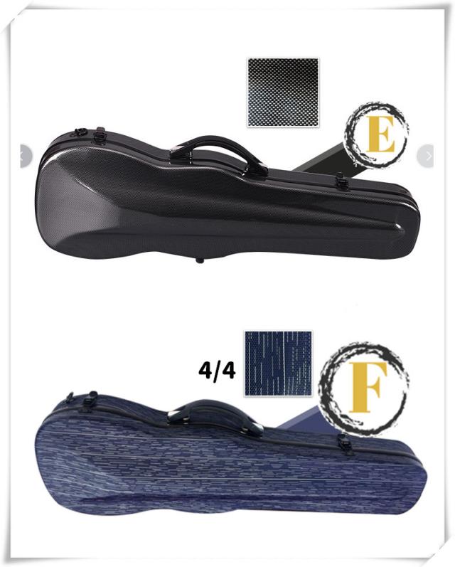 VIOLIN CASE バイオリンケース 楽器 管楽器 カーボンファイバー製 軽量