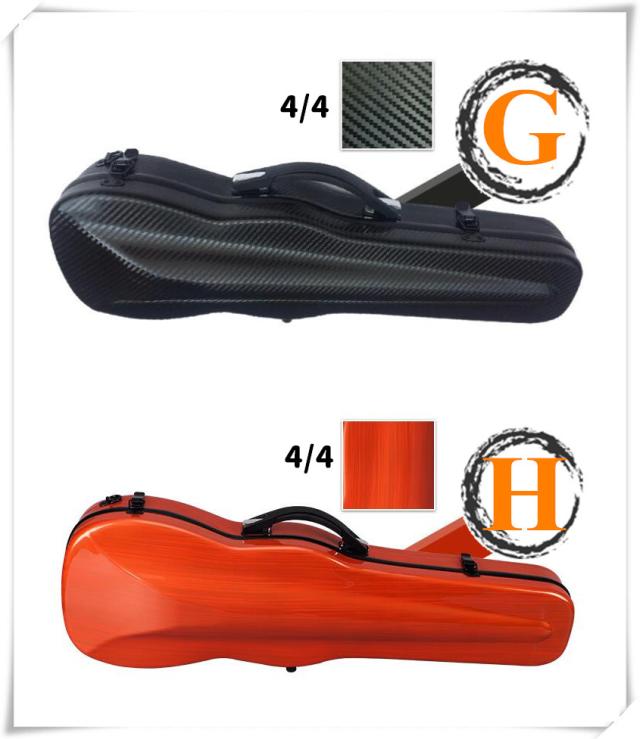 VIOLIN CASE バイオリンケース 楽器 管楽器 カーボンファイバー製 軽量