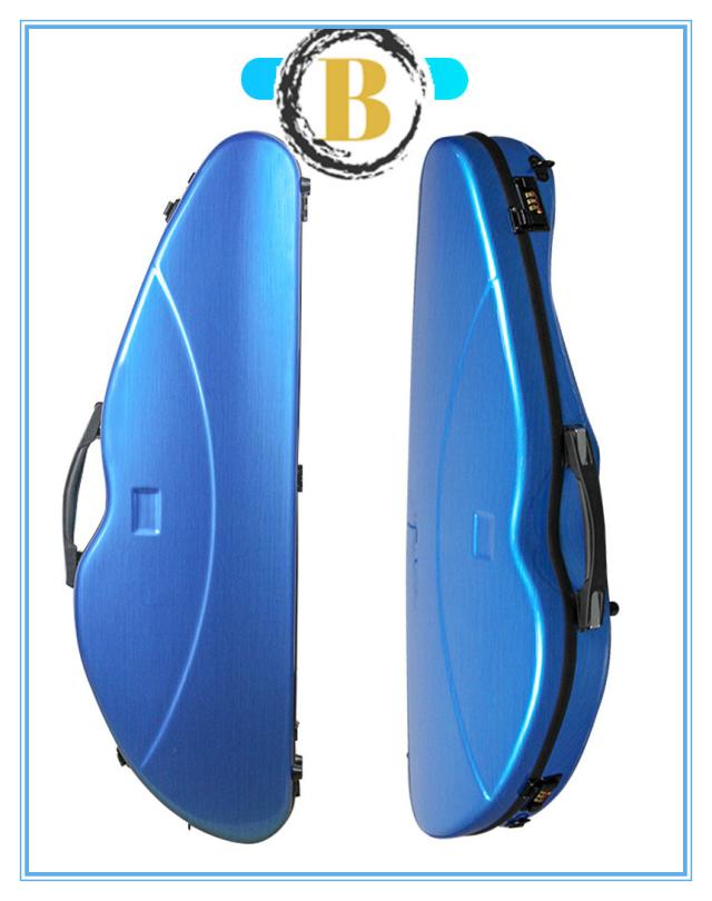 VIOLIN CASE バイオリンケースサイズ 4/4 楽器 管楽器 カーボンファイバー製 軽量 堅牢 ケース クッション付き 3WAY リュック ショルダー 手提げ_3