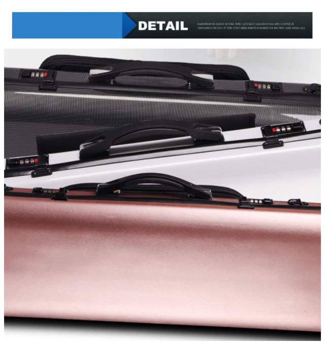 VIOLIN CASE バイオリンケースサイズ 4/4 楽器 管楽器 カーボン