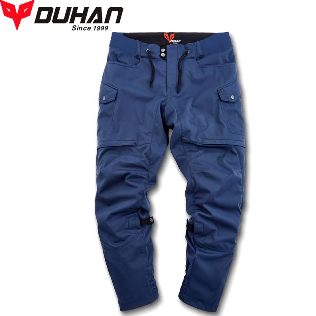 DUHAN バイク パンツ ライディング ツーリング オールシーズン 防水 通気 膝用 プロテクター装備付き ストレッチ素材_2