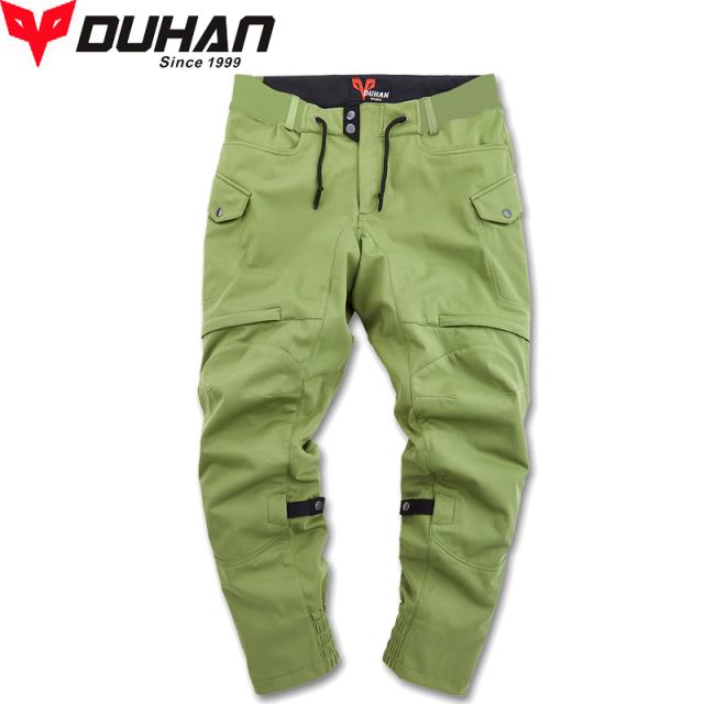DUHAN バイク パンツ ライディング ツーリング オールシーズン 防水 通気 膝用 プロテクター装備付き ストレッチ素材_3