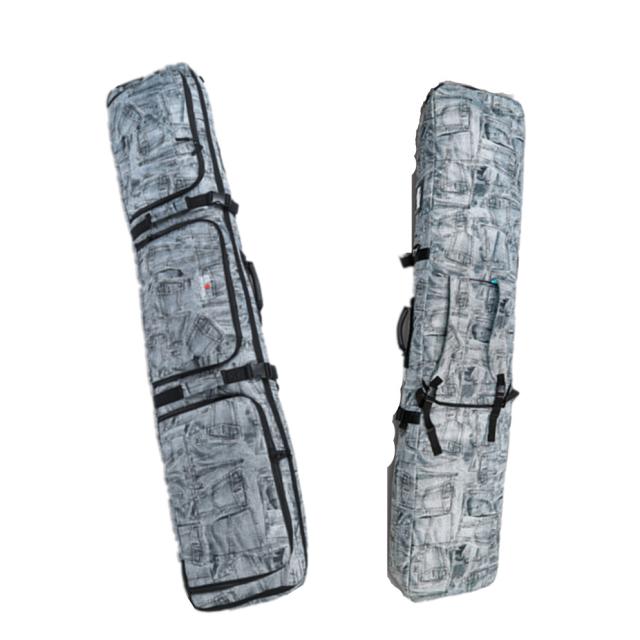 スノーボードケース キャスター 付き オールインワン 大容量収納 4WAY 前面3ポケット ボードケース スノーボード ウェア ボード ブーツ ゴーグル など収納可