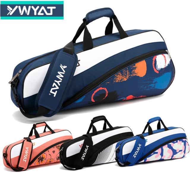 バドミントンラケットバッグ テニス ワンショルダー ケース スポーツ ラケット収納 部活 シューズ収納 防水の通販は 5,047円