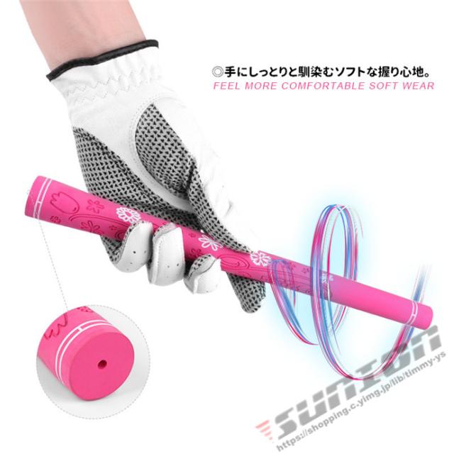 ゴルフグリップ レディース 滑り止め ラバー 互換 ゴルフ グリップ バックライン無し ゴルフプライド 5本1SET_2