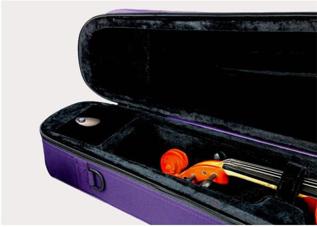 VIOLIN CASE バイオリンケース 楽器 管楽器 軽量 堅牢 ケース クッション付き 3WAY リュック ショルダー 手提げ サイズ4/4_11