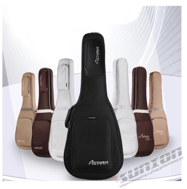 ギターケース ハードケース 木製 ギグバッグ アコギケース アコースティックギターケース41インチ クッション付き 2WAY リュック型 手提げの通販は