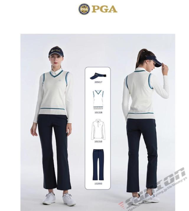ゴルフ GOLF ウールセーター 秋 冬 レディース ベスト ゴルフウェア