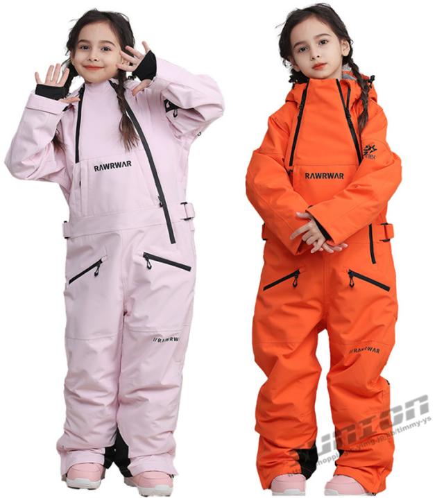 スノーボード ウェア キッズ スノーウェア スキーウェア スノボ ツナギ ワンピース オールインワン 男子 女子 中綿 防寒 防水 プレゼント ギフト