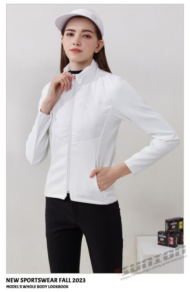 ゴルフ レディース 長袖 ゴルフウェア ダウンジャケット アウター 防水