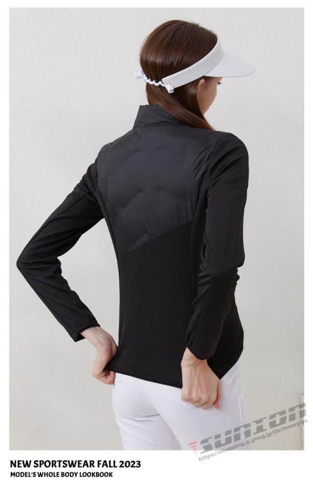 ゴルフ レディース 長袖 ゴルフウェア ダウンジャケット アウター 防水