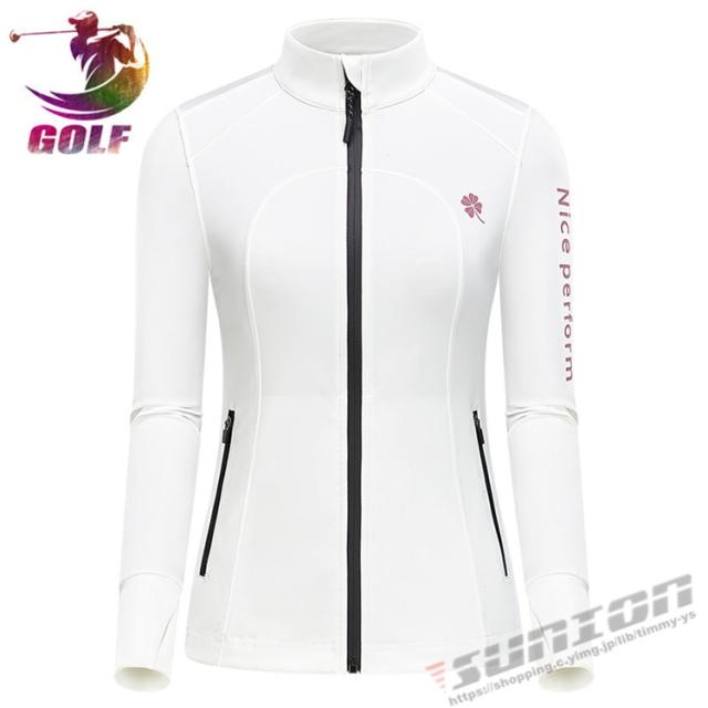 ゴルフ レディース 長袖 ゴルフウェア アウター 防寒 防風 ゴルフ