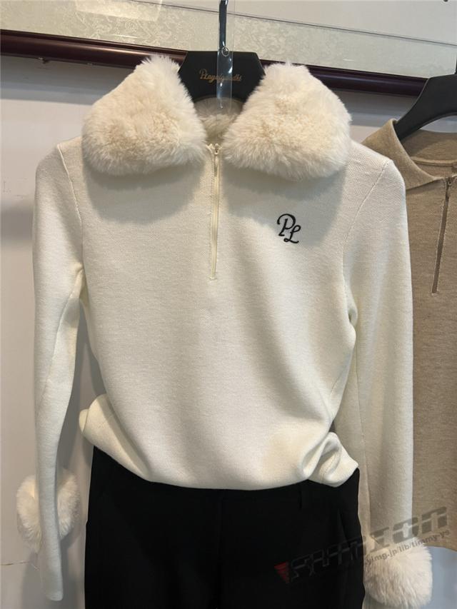 ゴルフ GOLF ウールセーター 秋 冬 レディース コート ゴルフウェア ニットセーター 防寒 暖かい プレゼント ギフト_2