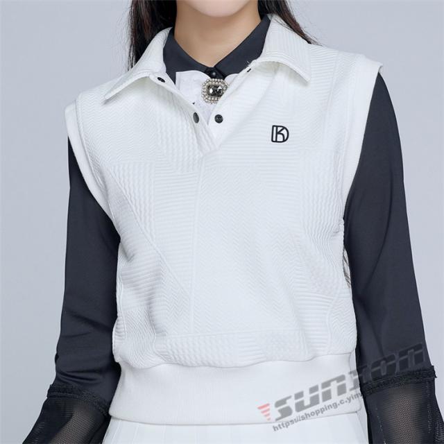 ゴルフベスト レディース GOLF 蓄熱保温 ボア素材 ゴルフウェア 防寒