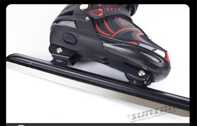 スピードスケート靴 スケート 靴 フィギュアスケート フィギュア シューズ 固定式 研磨済み サイズ調整可能 ギフト プレゼント_10
