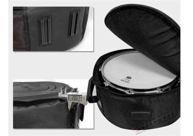 PDH スネアドラムケース 楽器バッグ スネアケース ドラムバッグ ドラムケース 防水性 軽量 ケース ショルダー 手提げ アクセサリー_3